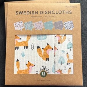 Swedish Dishcloths by [Brand] - Fox Design, Multicolor